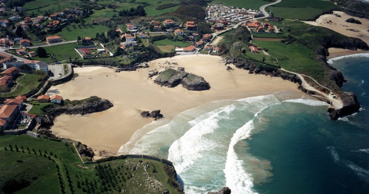 Playa Palombina, Llanes, Asturias / Fuente: mapama.gob.es