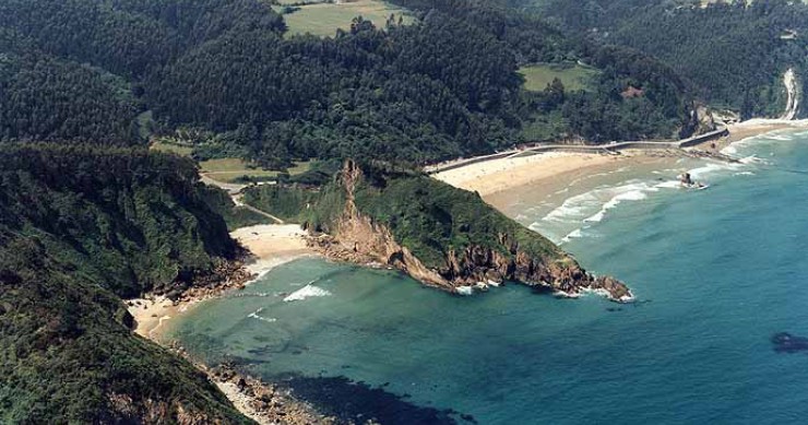Playa Aguilar, Muros de Nalón, Asturias / Fuente: mapama.gob.es