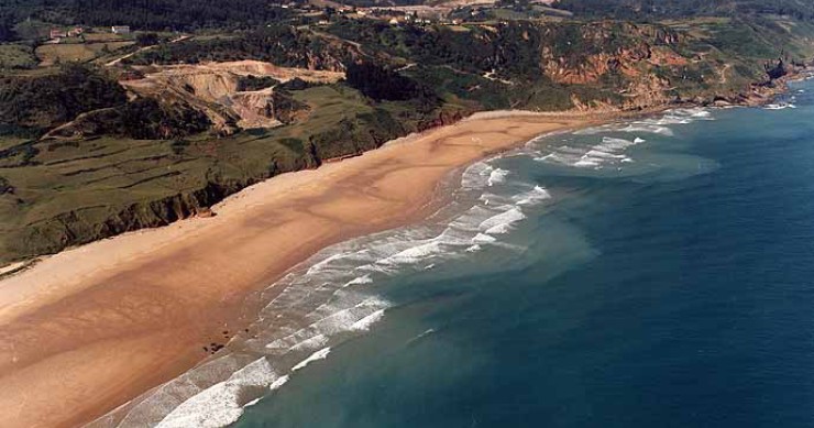 Playa Vega, Ribadesella, Asturias / Fuente: mapama.gob.es