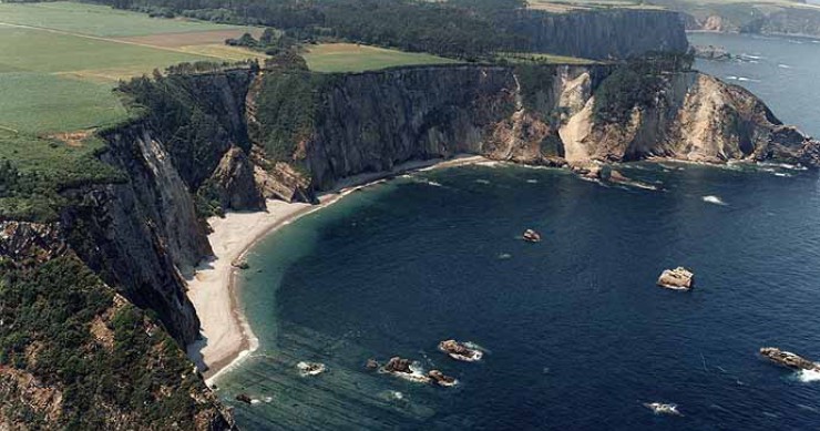 Playa Punxeo, Valdés, Asturias / Fuente: mapama.gob.es