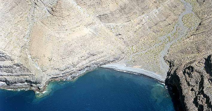 Playa La Negra, Alajeró, La Gomera / Fuente: mapama.gob.es