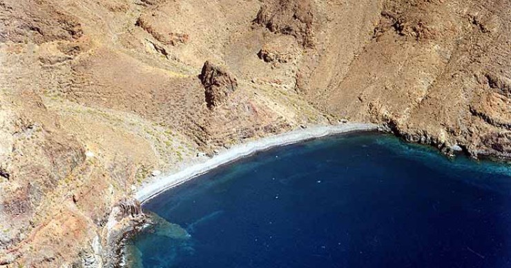 Playa La Roja, San Sebastián de la Gomera, La Gomera / Fuente: mapama.gob.es
