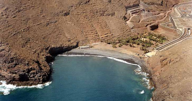Playa Avalo, San Sebastián de la Gomera, La Gomera / Fuente: mapama.gob.es