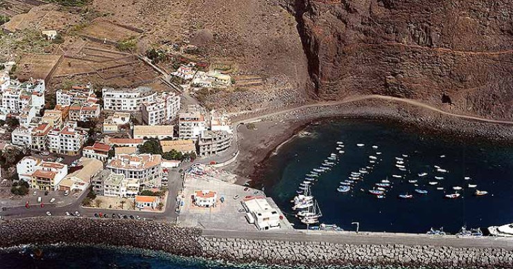Playa Vueltas, Valle Gran Rey, La Gomera / Fuente: mapama.gob.es