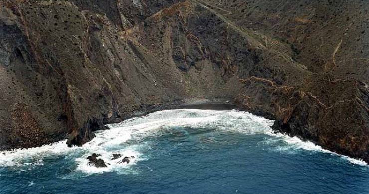 Playa La Sepultura, Vallehermoso, La Gomera / Fuente: mapama.gob.es