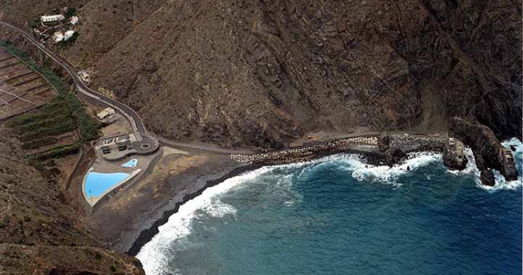 Playa Vallehermoso, Vallehermoso, La Gomera / Fuente: mapama.gob.es