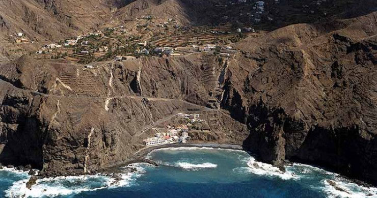 Playa Alojera, Vallehermoso, La Gomera / Fuente: mapama.gob.es