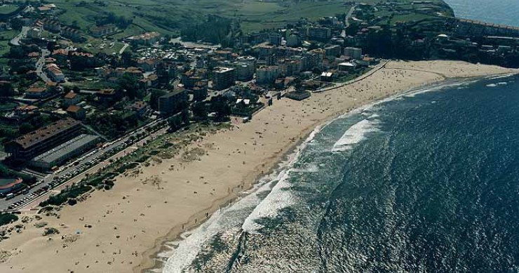 Playa La Concha, Suances, Cantabria / Fuente: mapama.gob.es