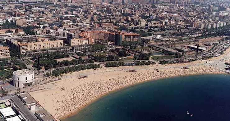 Playa La Nova Icària, Barcelona / Fuente: mapama.gob.es