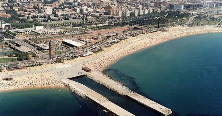 Playa El Bogatell, Barcelona / Fuente: mapama.gob.es