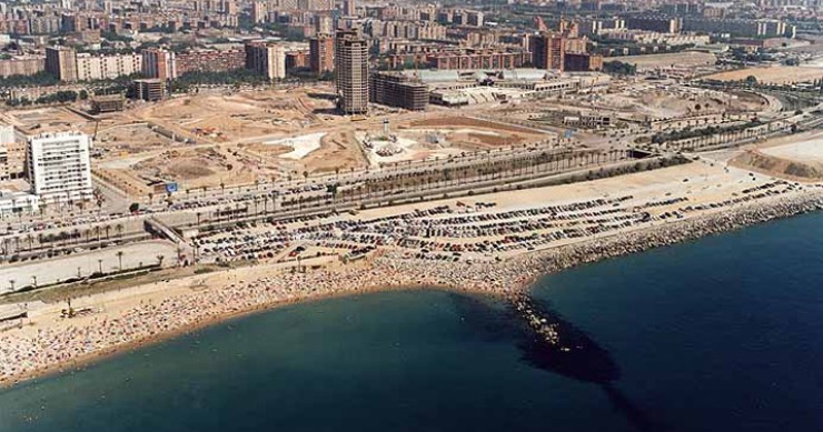 Playa La Nova Mar Bella, Barcelona / Fuente: mapama.gob.es