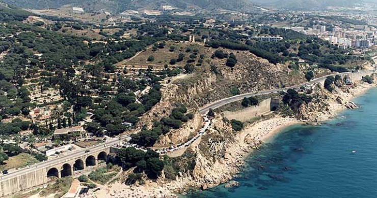 Playa Les Roques, Calella, Barcelona / Fuente: mapama.gob.es