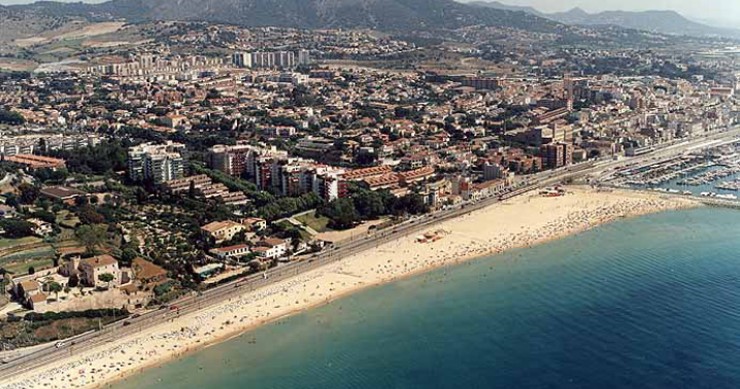 Playa Masnou, El Masnou, Barcelona / Fuente: mapama.gob.es