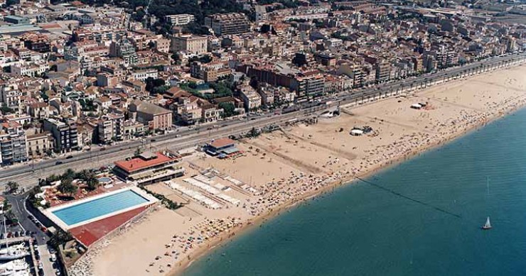 Playa Ocata, El Masnou, Barcelona / Fuente: mapama.gob.es