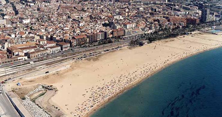 Playa El Varador, Mataró, Barcelona / Fuente: mapama.gob.es
