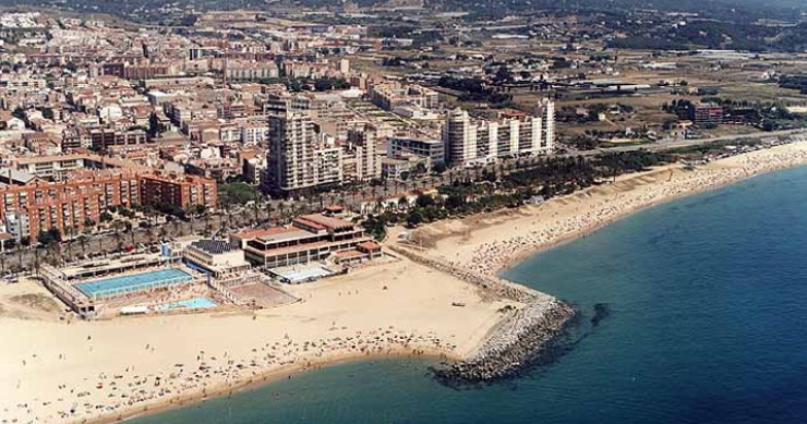 Playa El Callao, Mataró, Barcelona / Fuente: mapama.gob.es