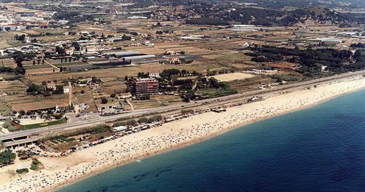Playa Sant Simó, Mataró, Barcelona / Fuente: mapama.gob.es
