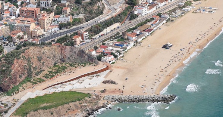 Playa Sant Joan, Montgat, Barcelona / Fuente: mapama.gob.es