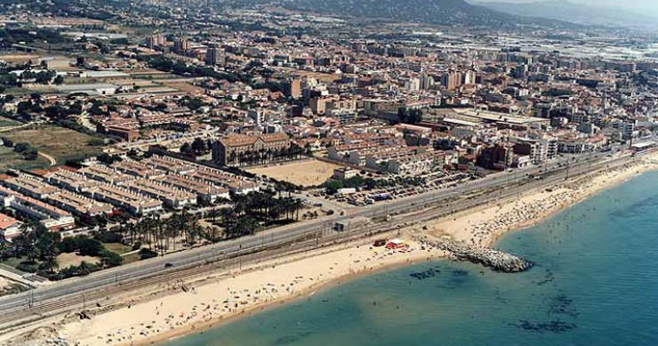Playa La Descàrrega, Premià de Mar, Barcelona / Fuente: mapama.gob.es