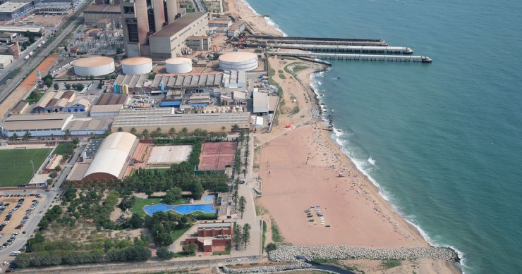 Playa Platja del Litoral, Sant Adrià de Besòs, Barcelona / Fuente: mapama.gob.es