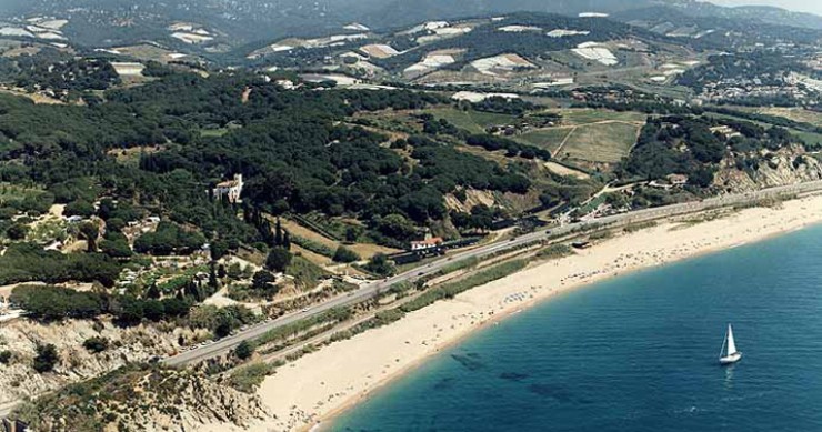 Playa La Murtra, Sant Pol de Mar, Barcelona / Fuente: mapama.gob.es