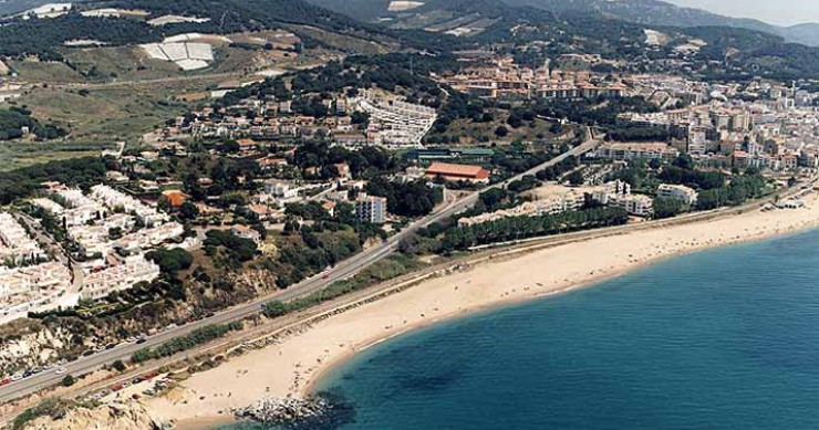 Playa Can Villar, Sant Pol de Mar, Barcelona / Fuente: mapama.gob.es