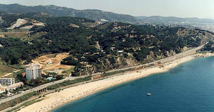 Playa El Morer, Sant Pol de Mar, Barcelona / Fuente: mapama.gob.es