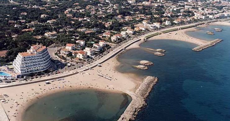 Playa Les Anquines, Sitges, Barcelona / Fuente: mapama.gob.es