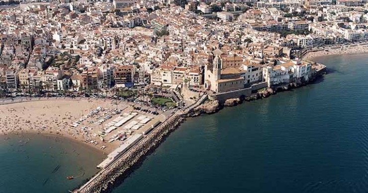 Playa La Fragata, Sitges, Barcelona / Fuente: mapama.gob.es