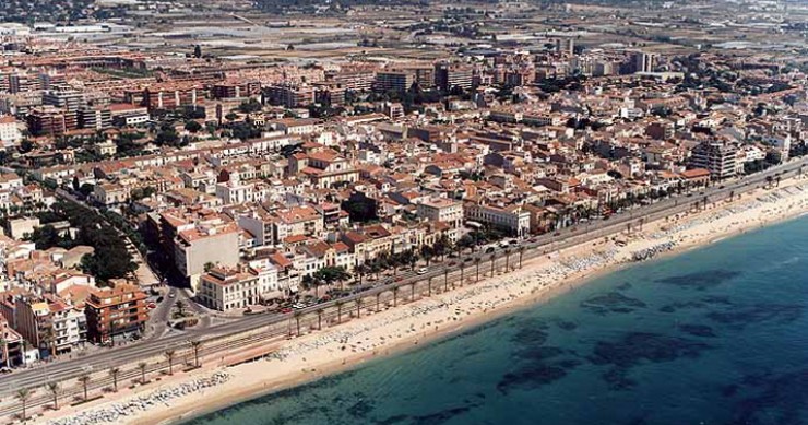 Playa L'Astillero, Vilassar de Mar, Barcelona / Fuente: mapama.gob.es