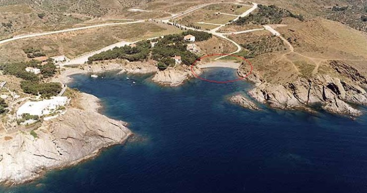 Playa S'Alqueria Gran, Cadaqués, Girona / Fuente: mapama.gob.es