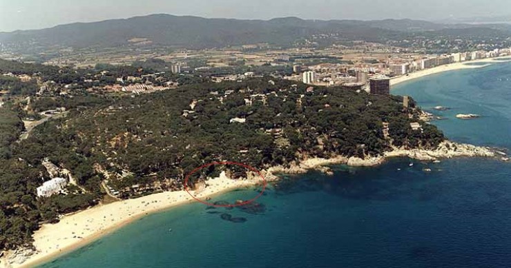 Playa Cala del Forn, Calonge, Girona / Fuente: mapama.gob.es