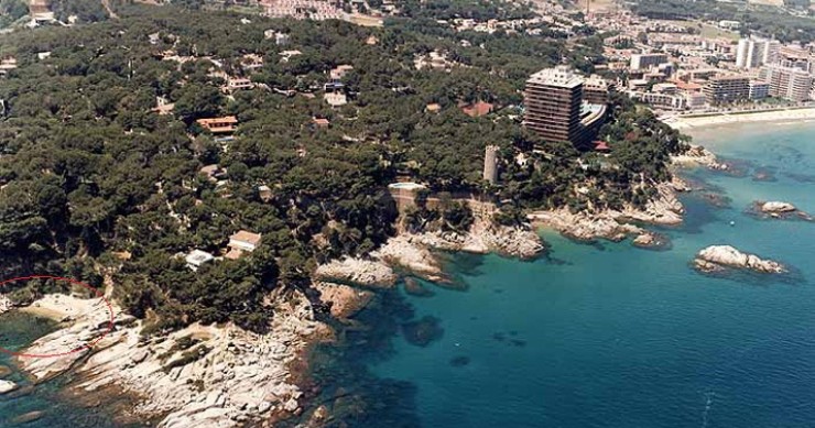 Playa Roques Planes, Calonge, Girona / Fuente: mapama.gob.es