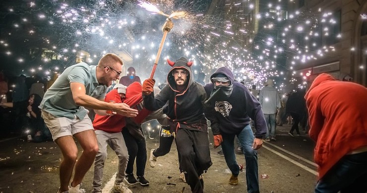 La Mercè juhlat Barcelonassa 2018 / Wikipedia