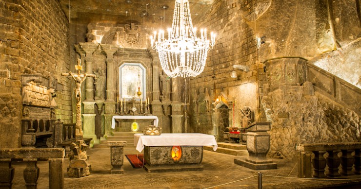 Una sorprendente catedral subterránea excavada en el interior de una mina de sal