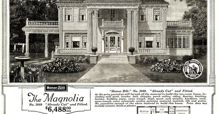 Las casas prefabricadas, una moda retro: a principios del siglo XX ya podían comprarse por correo