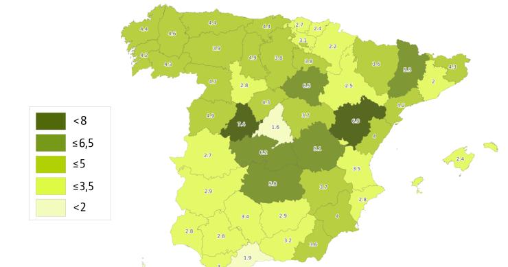 El stock de vivienda se reduce a 1,2 millones y vuelve a niveles previos a la crisis