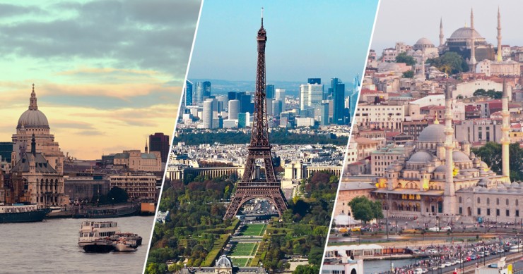 Estas son las ciudades más visitadas de Europa (y Barcelona es una de ellas)