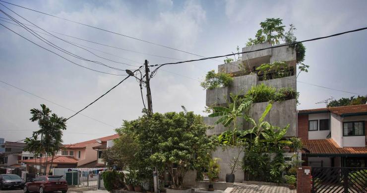 No son macetas gigantes... es una casa de diseño muy peculiar