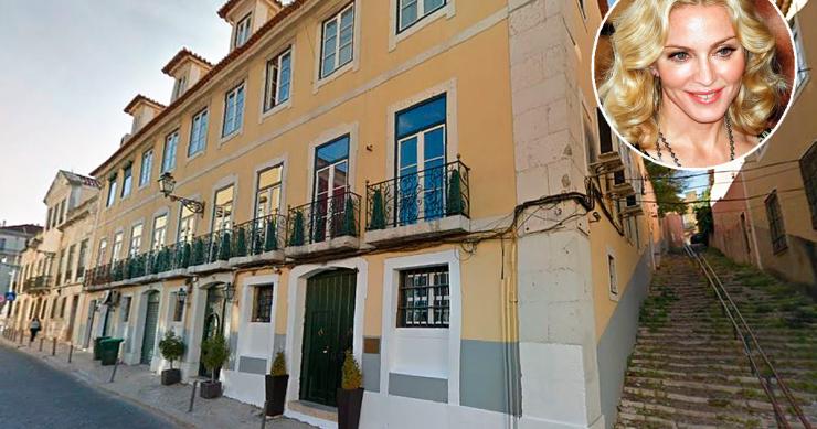 Madonna se prepara para abandonar el Palacio Ramalhete de Lisboa