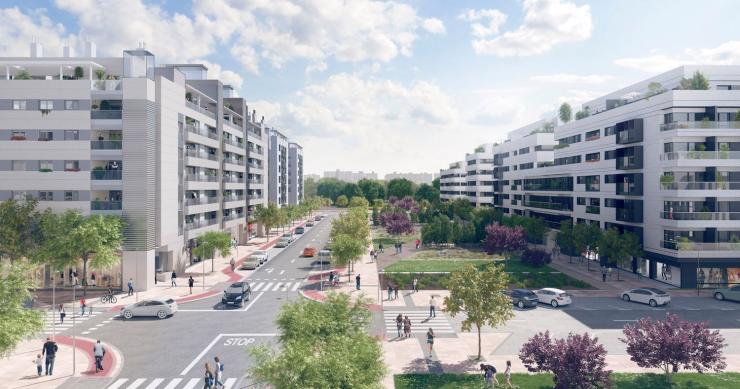 Sepes desatasca la construcción de más de 350 VPO en el Parque de Ingenieros de Villaverde en Madrid