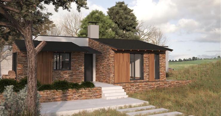 Casas prefabricadas rústicas para vivir en armonía con la naturaleza