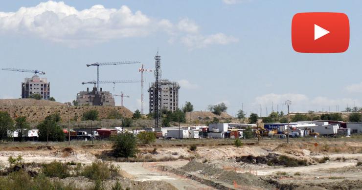 Las grúas llegan a Los Ahijones, el desarrollo de Madrid con vivienda asequible