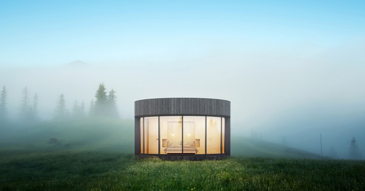 Una increíble minicasa prefabricada que se monta en 48 horas para perderte en plena naturaleza 