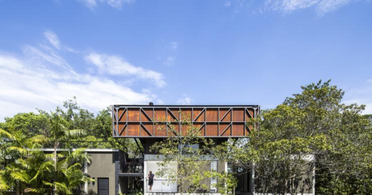 Una preciosa vivienda ecológica diseñada para proteger el clima en Brasil