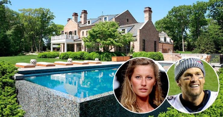 Gisele Bundchen y Tom Brady piden 39 millones por su vivienda de Boston