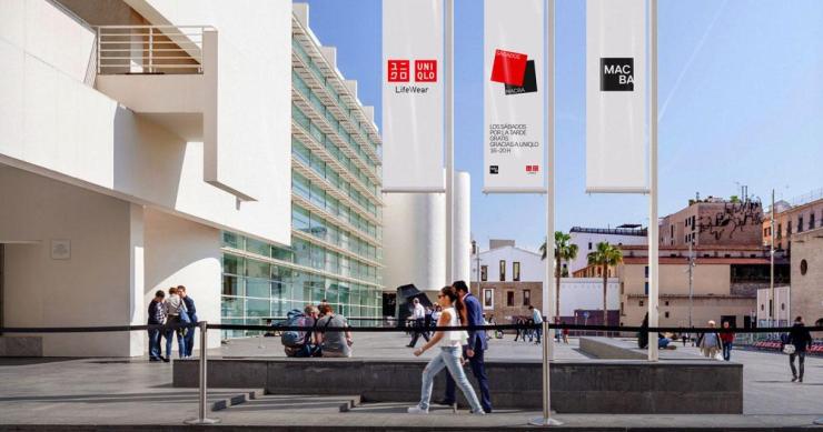 Uniqlo permite visitar el MACBA de Barcelona gratis los sábados hasta 2024