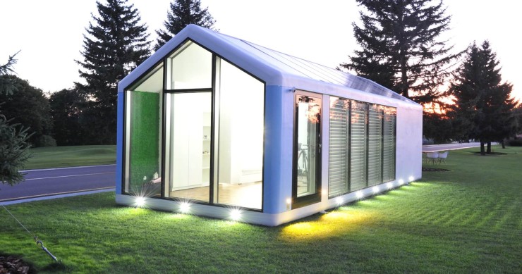 Esta casa prefabricada se ha construido con una impresora 3D y es completamente sostenible