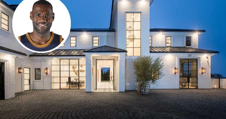 Así es la mansión de LeBron James, amenazada por los incendios que asolan California