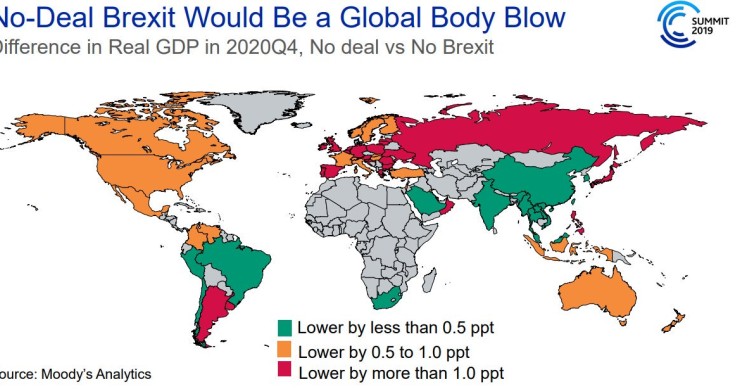 Imagen del día: los países más afectados por un Brexit sin acuerdo